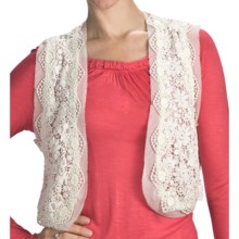 Indira Crocket Vest (For Women) in Cream - Closeouts