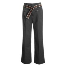 Infantry Division Cavalry Twill Pants - Striped Web Belt (For Women) in Black - Closeouts