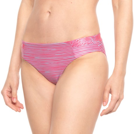 prAna Innix Bikini Bottoms - UPF 50+, Reversible (For Women) - PAPAYA TRADEWINDS (M )