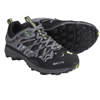 Inov-8 Roclite 295 Trail Running Shoes - Minimalist (For Men and Women) in Black/Lime