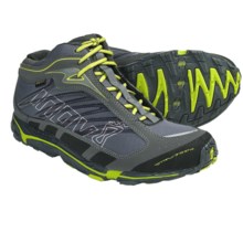 Inov-8 Terrafly 343 Gore-Tex® Trail Running Shoes - Waterproof (For Men and Women) in Grey/Lime - Closeouts