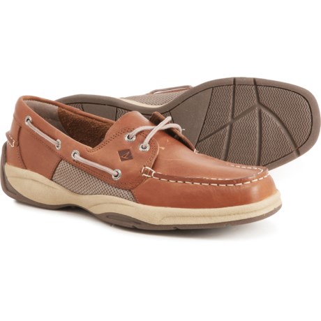 Sperry Intrepid Boat Shoes - Leather (For Men) - TAN (11 )