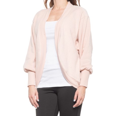 CandC California Iris Cardigan Sweater (For Women) - ROSE DUST (L )
