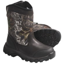 Irish Setter Kit Fox Slip-On Hunting Boots - Waterproof, Insulated (For Youth) in Mossy Oak Break Up/Brown - Closeouts
