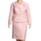Isabella Matelasse Suit - Plus Size (For Women) in Pink