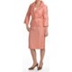 Isabella Pleated Skirted Suit -3/4 Sleeve (For Plus Size Women)