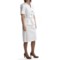 Isabella Safari Skirt Suit - Stretch Cotton (For Women) in White