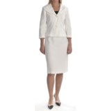 Isabella Skirted Suit - 3/4 Sleeve (For Women)