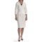 Isabella Skirted Suit - 3/4 Sleeve (For Women) in Cream