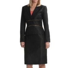 Isabella Textured Dobby Suit (For Women) in Black - Closeouts