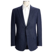 Isaia Basket Weave Sport Coat - Wool (For Men) in Blue - Closeouts