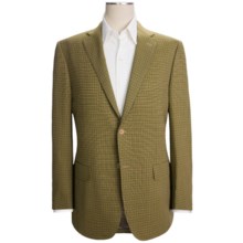 Isaia Check Sport Coat - Wool (For Men) in Olive - Closeouts