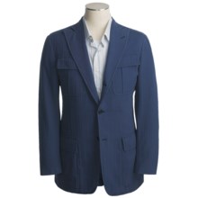 Isaia Cotton Sport Coat (For Men) in 3B/Cv/Dark Blue - Closeouts