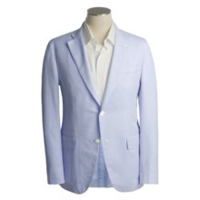 Isaia Cotton Sport Coat (For Men) in 3B/Sv/Light Blue/White Stripe - 2nds