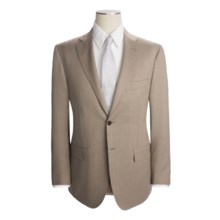 Isaia Fancy Solid Suit - Aquaspider Wool (For Men) in Dark Taupe - Closeouts