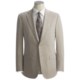 Isaia Fancy Solid Suit - Cotton-Wool-Silk Blend (For Men)
