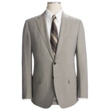 Isaia Fancy Solid Suit - Stretch Wool (For Men) in Grey Taupe - Closeouts