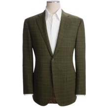Isaia Glen Plaid Sport Coat - Wool (For Men) in Emerald - Closeouts