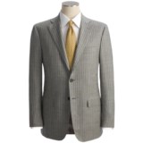 Isaia Heathered Stripe Suit - Wool (For Men)