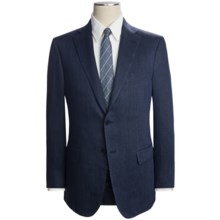 Isaia Heathered Suit - Linen (For Men) in Indigo - Closeouts