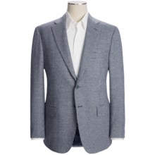 Isaia Houndstooth Sport Coat - Wool-Angora-Cashgora (For Men) in Blue/White - Closeouts