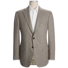 Isaia Houndstooth Sport Coat - Wool-Angora-Cashgora (For Men) in Cream/Brown - Closeouts