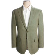 Isaia Houndstooth Sport Coat - Wool (For Men) in Cream/Green - Closeouts