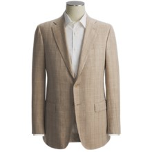 Isaia Large Herringbone Sport Coat - Wool-Silk-Linen (For Men) in Light Brown - Closeouts