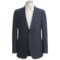 Isaia Micro-Check Sport Coat - Linen (For Men) in Navy