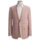 Isaia Mini Houndstooth with Windowpane Overlay Sport Coat - Linen-Wool (For Men)