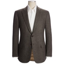 Isaia Multi-Check Sport Coat - Wool-Cashmere (For Men) in Med Brown - Closeouts