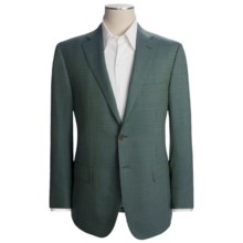 Isaia Multi-Check Sport Coat - Wool (For Men) in Mint/Green/Blue - Closeouts