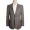 Isaia Multi-Check Sport Coat - Wool-Silk (For Men) in Black/White/Salmon
