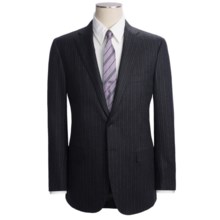 Isaia Multi-Stripe Suit - Wool (For Men) in Dark Charcoal - Closeouts