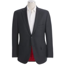 Isaia Notch Lapel Sport Coat - Wool (For Men) in Black - Closeouts