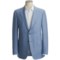 Isaia Subtle Herringbone Sport Coat - Linen (For Men) in Light Blue