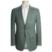 Isaia Tic Weave Sport Coat - Wool-Silk (For Men) in Emerald - Closeouts