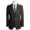 Isaia Tonal Stripe Suit - Wool (For Men) in Brown Heather