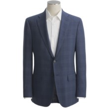 Isaia Windowpane Sport Coat - Wool (For Men) in Blue/Black - Closeouts