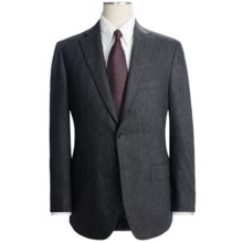 Isaia Wool Faux Cord Suit (For Men) in Charcoal - Closeouts