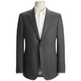 Isaia Wool Herringbone Sport Coat - Subtle Windowpane (For Men)