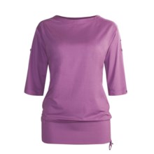 Isis Hampton Shirt - UPF 30, 3/4 Sleeve (For Women) in Royalty Heather - Closeouts