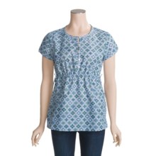 Isis Madison Shirt - Short Sleeve (For Women) in Water Geo - Closeouts