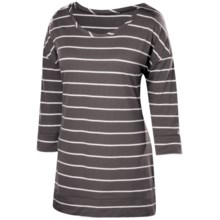 Isis Moxie Shirt - UPF 30+, 3/4 Sleeve (For Women) in Dusk Stripe - Closeouts