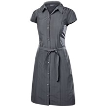 Isis Vineyard Shirt Dress - UPF 30+, Short Sleeve (For Women) in Jet - Closeouts