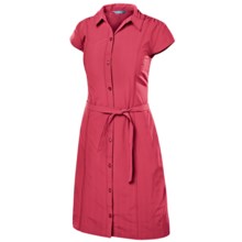Isis Vineyard Shirt Dress - UPF 30+, Short Sleeve (For Women) in Lollipop - Closeouts