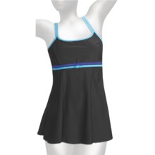 It Figures Double Bow Swimdress - 1-Piece (For Women) in Black - Closeouts