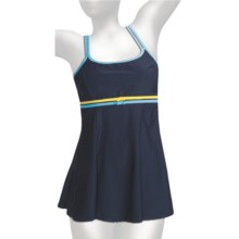 It Figures Double Bow Swimdress - 1-Piece (For Women) in Navy - Closeouts