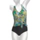 It Figures Double Wrap Swimsuit - 1-Piece (For Plus Size Women)
