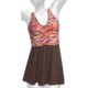It Figures Slender Thighs Skirted Surplice Swimsuit - 1-Piece (For Women)